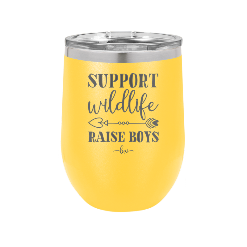 Support Wildlife Raise Boys - Laser Engraved Stainless Steel Drinkware - 1598 -