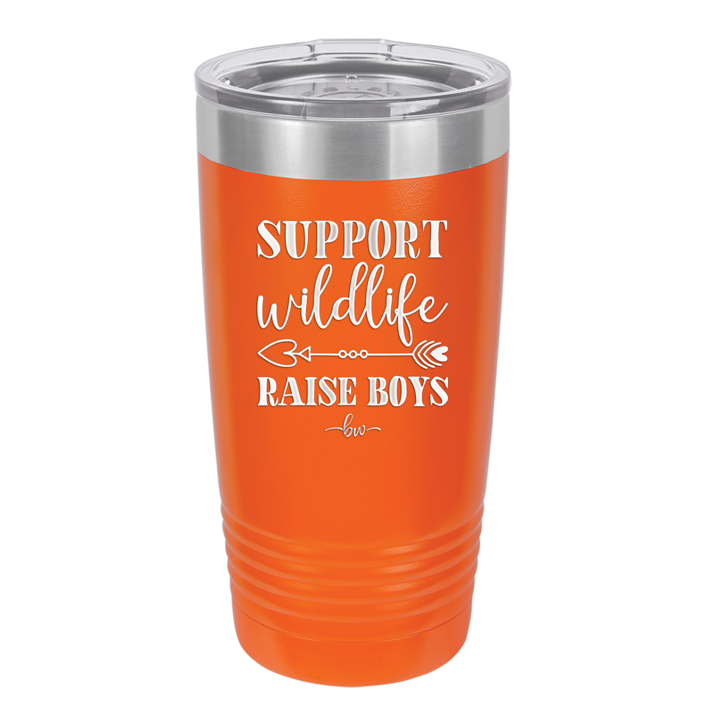 Support Wildlife Raise Boys - Laser Engraved Stainless Steel Drinkware - 1598 -