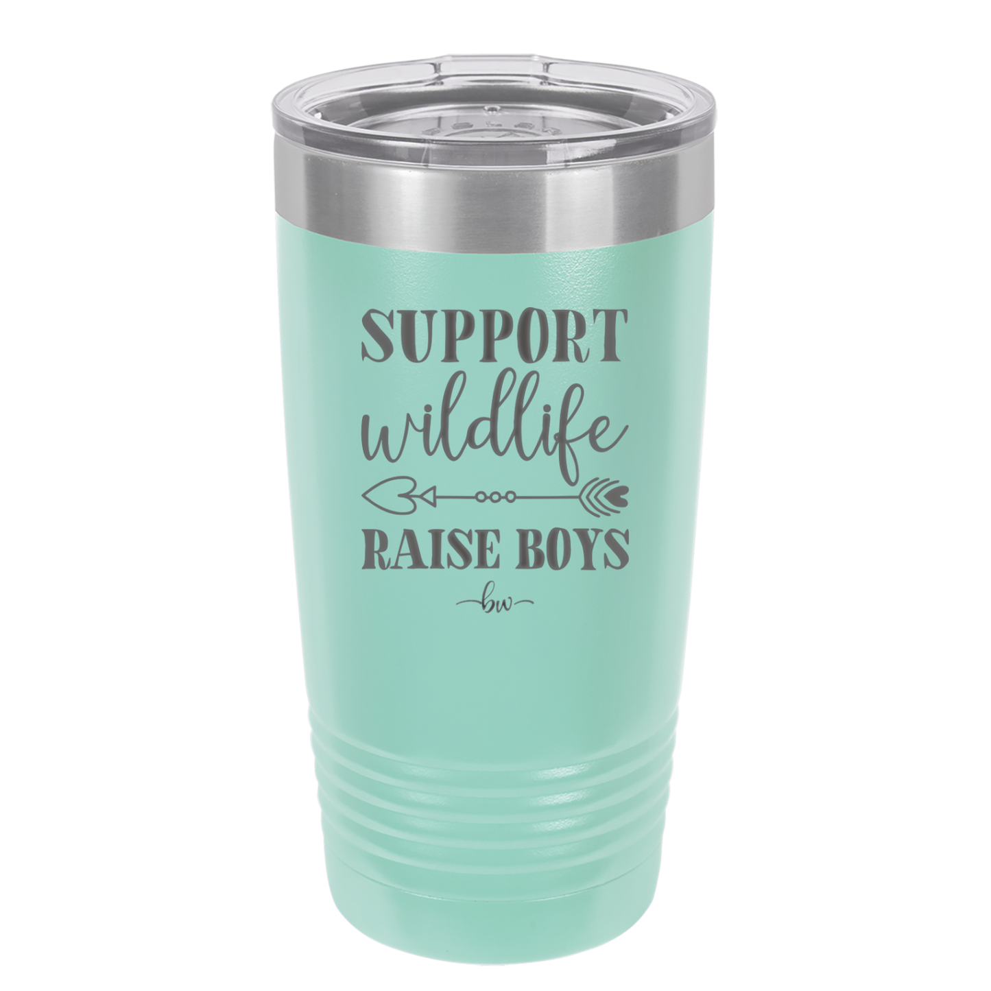 Support Wildlife Raise Boys - Laser Engraved Stainless Steel Drinkware - 1598 -