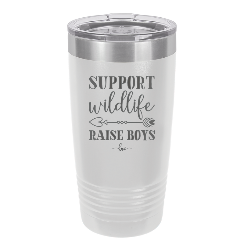 Support Wildlife Raise Boys - Laser Engraved Stainless Steel Drinkware - 1598 -