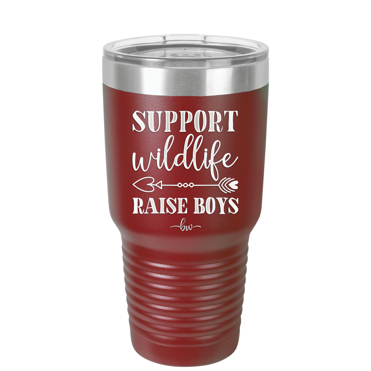 Support Wildlife Raise Boys - Laser Engraved Stainless Steel Drinkware - 1598 -