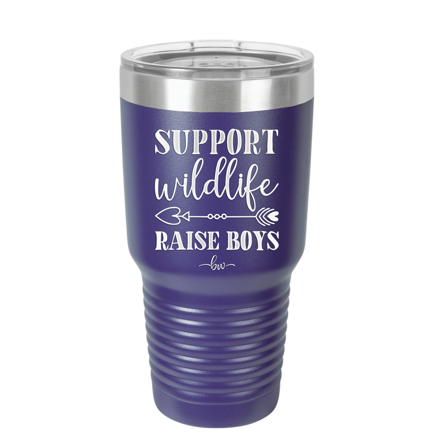 Support Wildlife Raise Boys - Laser Engraved Stainless Steel Drinkware - 1598 -