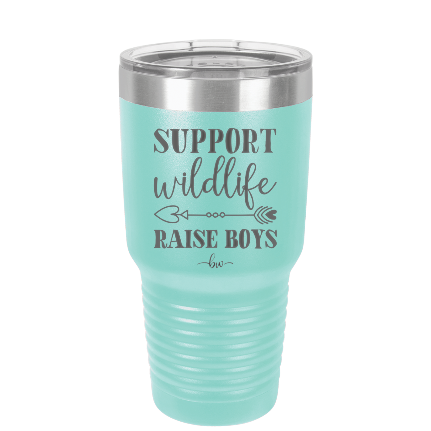 Support Wildlife Raise Boys - Laser Engraved Stainless Steel Drinkware - 1598 -