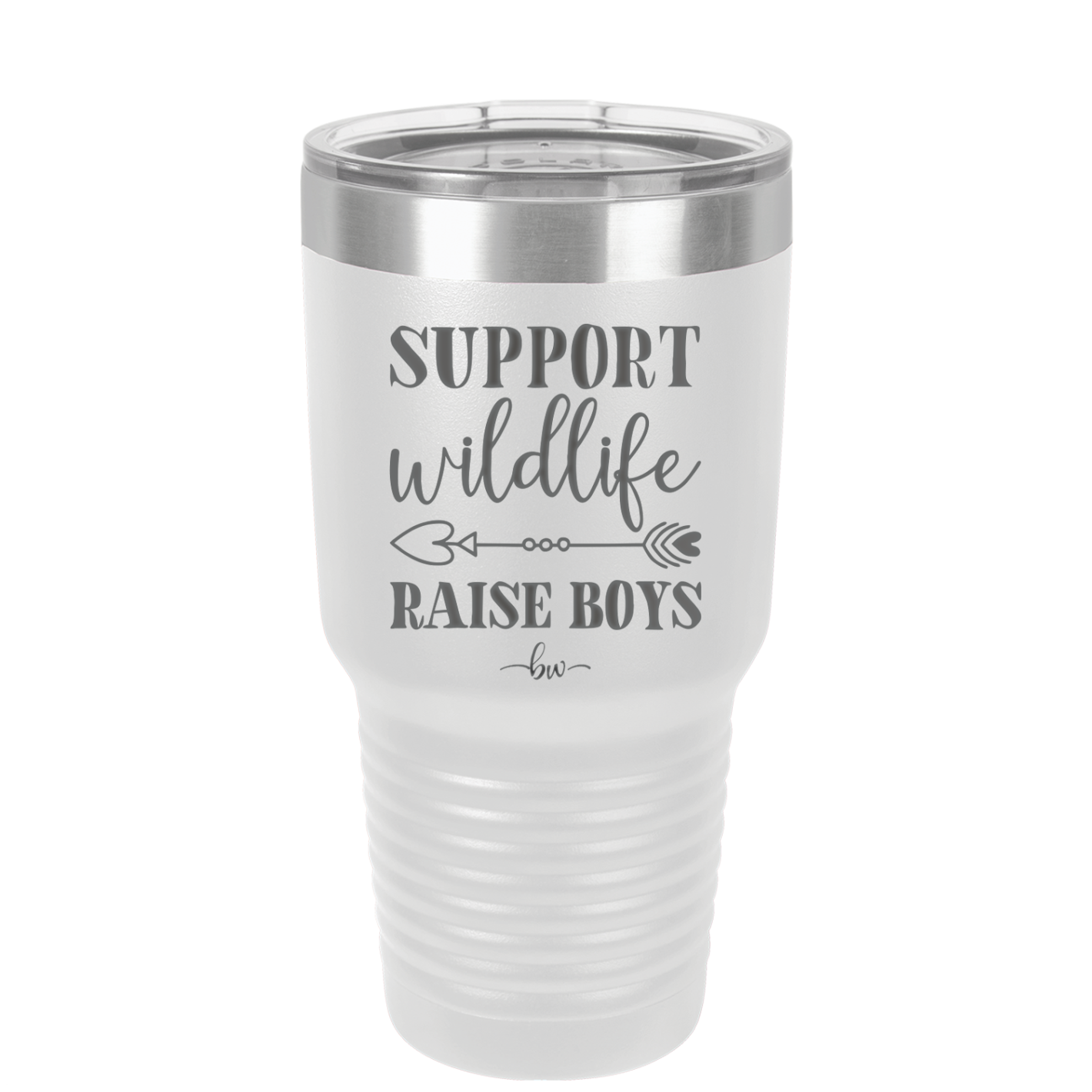 Support Wildlife Raise Boys - Laser Engraved Stainless Steel Drinkware - 1598 -