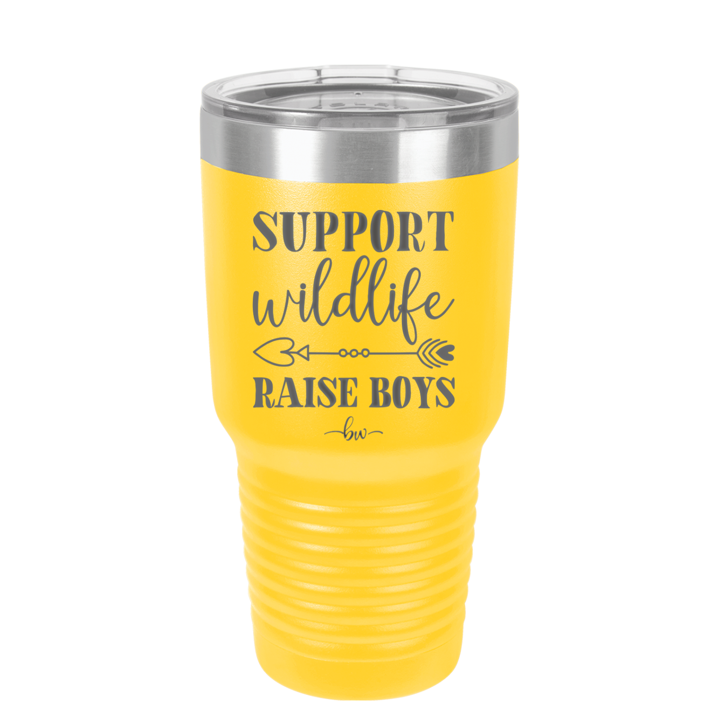 Support Wildlife Raise Boys - Laser Engraved Stainless Steel Drinkware - 1598 -