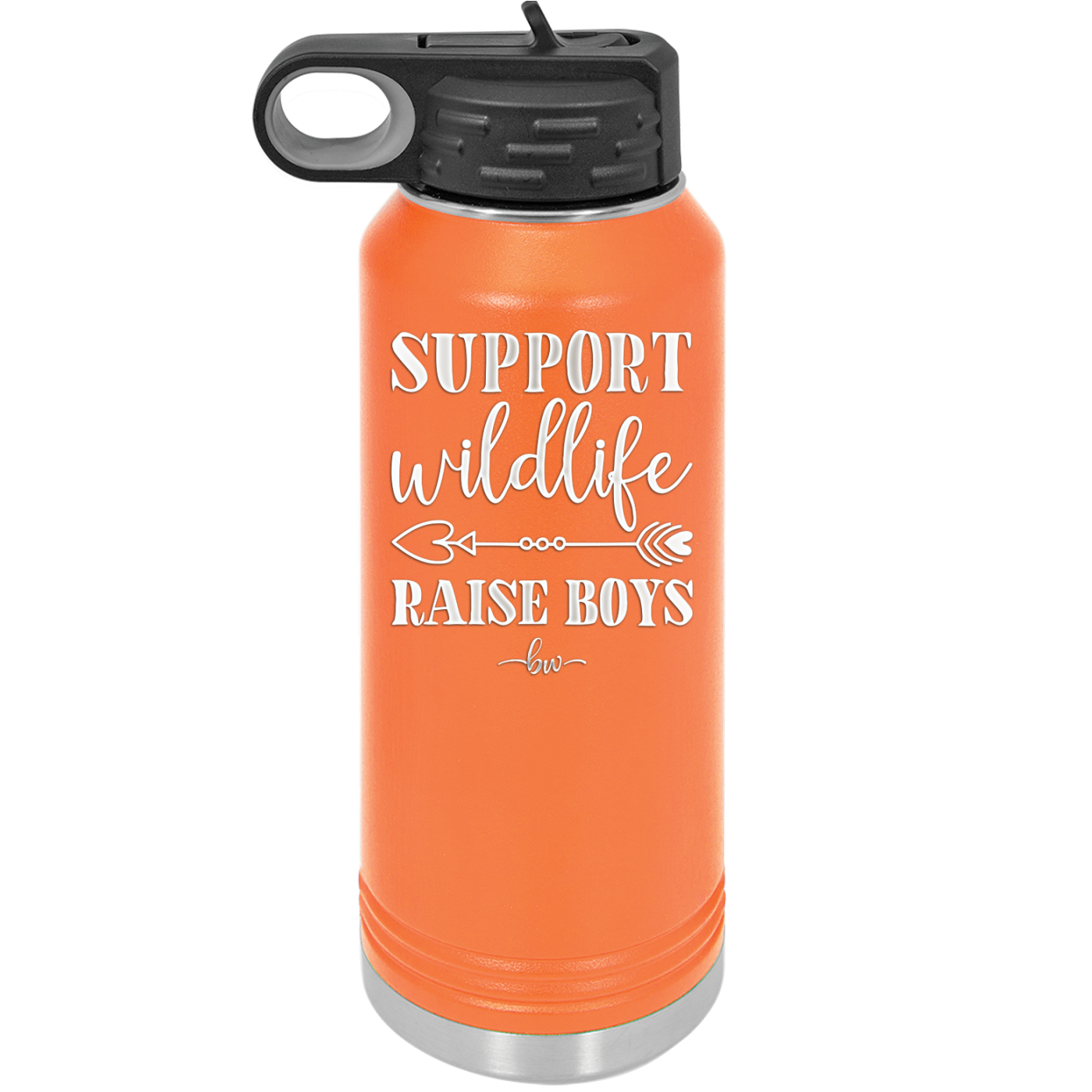 Support Wildlife Raise Boys - Laser Engraved Stainless Steel Drinkware - 1598 -