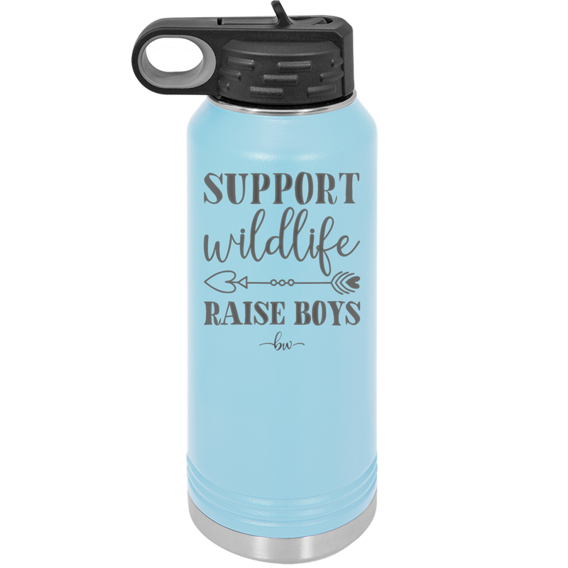 Support Wildlife Raise Boys - Laser Engraved Stainless Steel Drinkware - 1598 -
