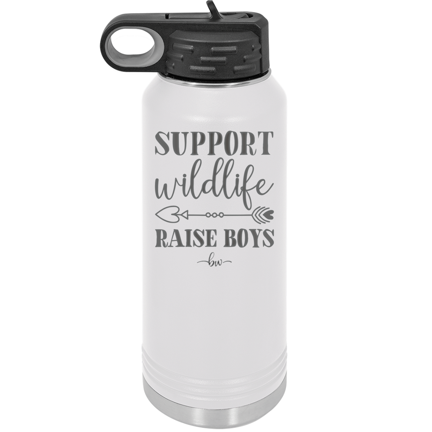 Support Wildlife Raise Boys - Laser Engraved Stainless Steel Drinkware - 1598 -