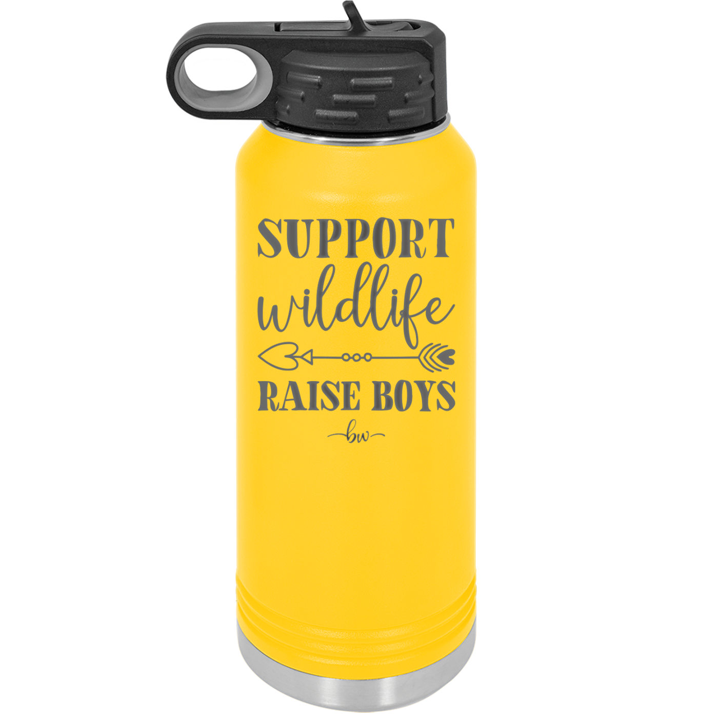 Support Wildlife Raise Boys - Laser Engraved Stainless Steel Drinkware - 1598 -