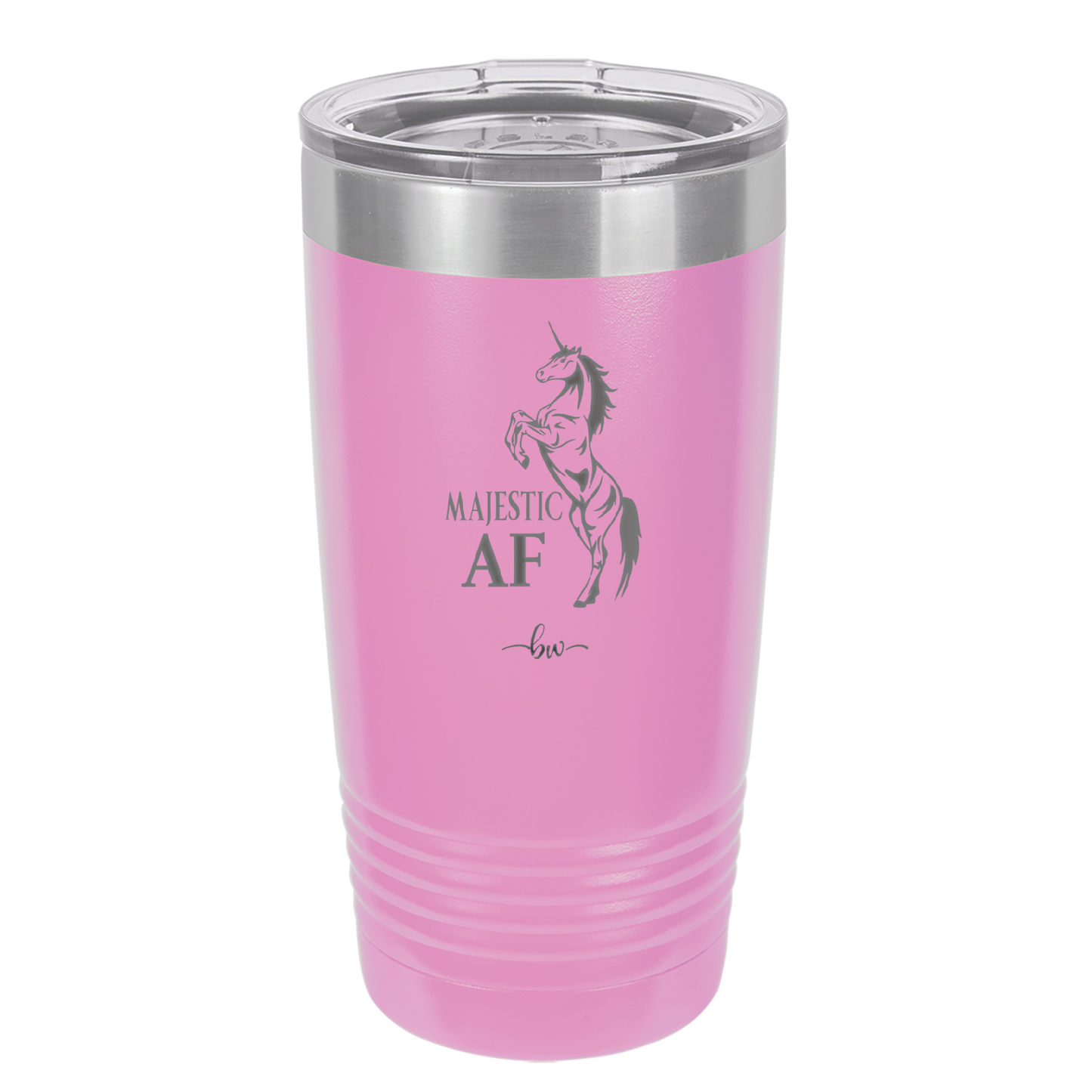 Majestic AF Unicorn - Laser Engraved Stainless Steel Drinkware - 1608 -