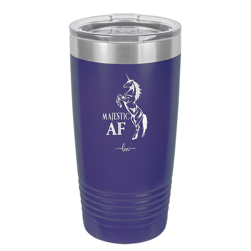 Majestic AF Unicorn - Laser Engraved Stainless Steel Drinkware - 1608 -