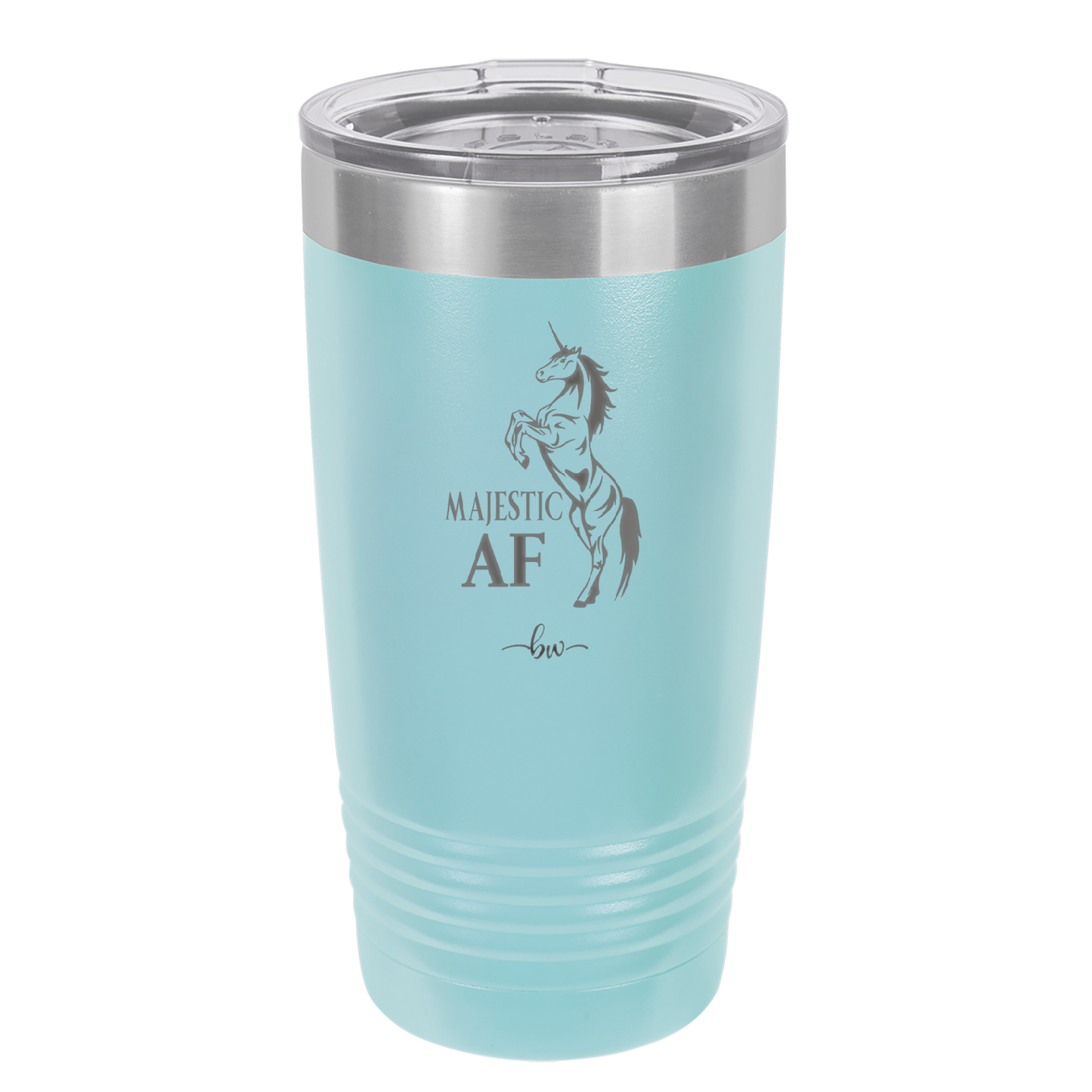 Majestic AF Unicorn - Laser Engraved Stainless Steel Drinkware - 1608 -