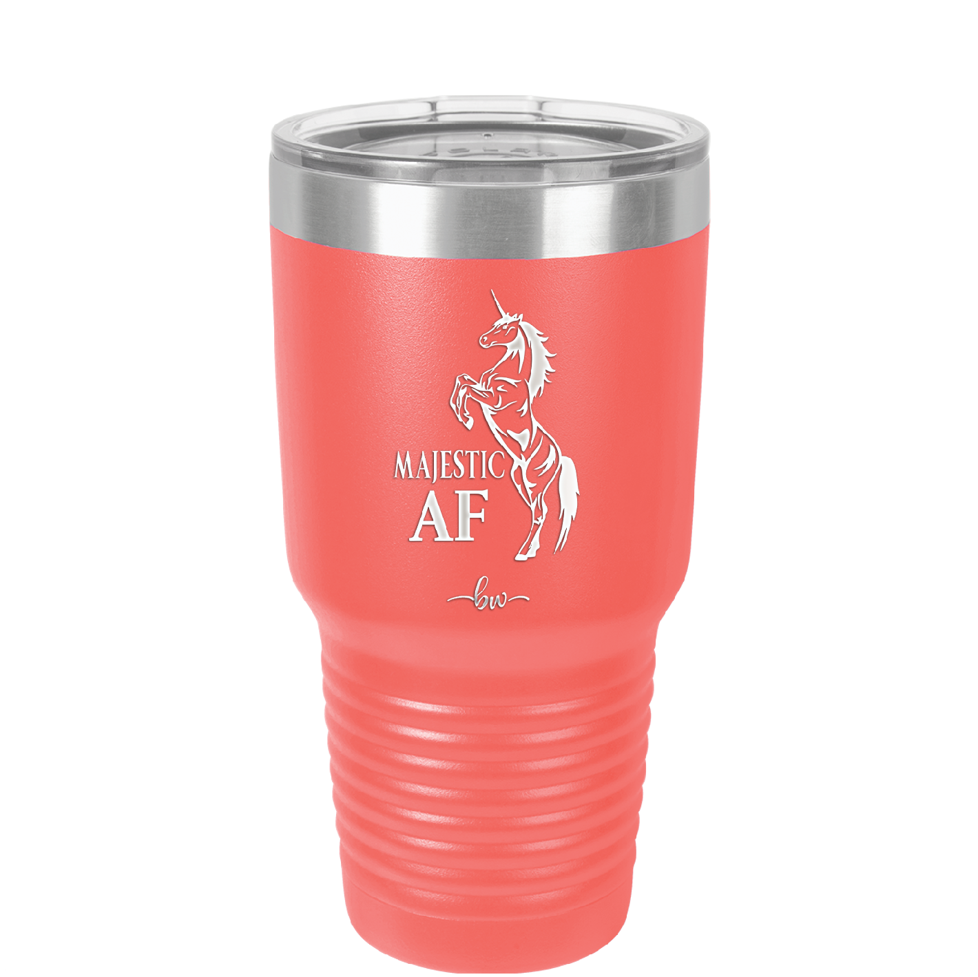 Majestic AF Unicorn - Laser Engraved Stainless Steel Drinkware - 1608 -