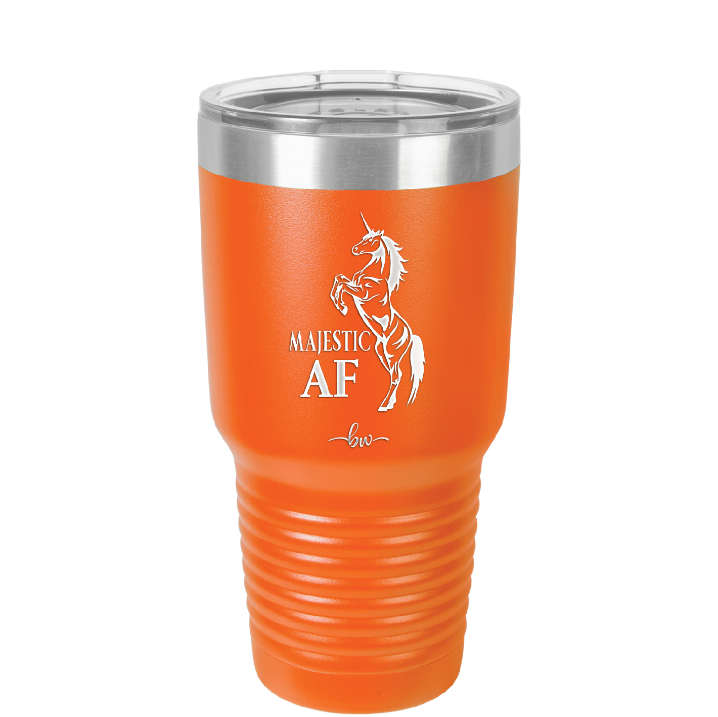 Majestic AF Unicorn - Laser Engraved Stainless Steel Drinkware - 1608 -