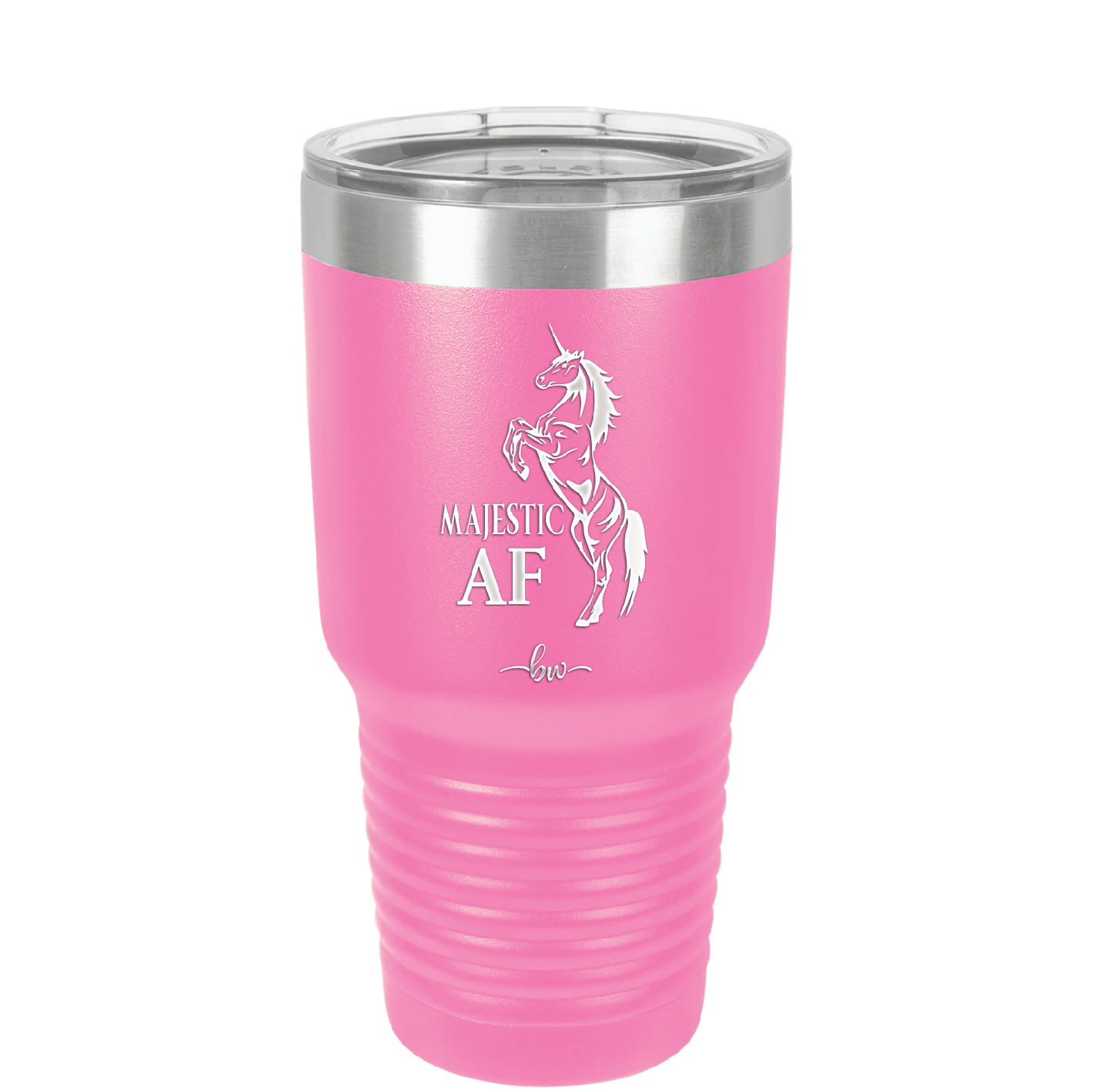 Majestic AF Unicorn - Laser Engraved Stainless Steel Drinkware - 1608 -