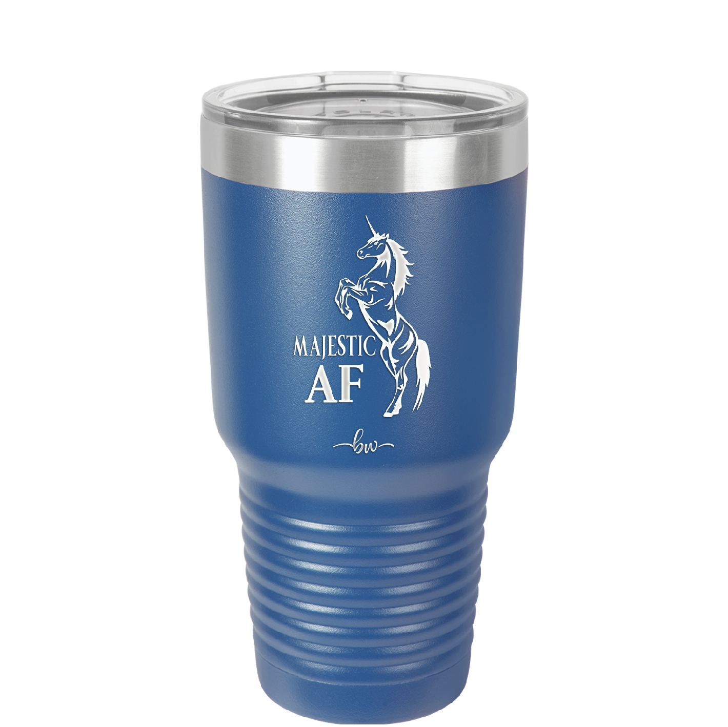 Majestic AF Unicorn - Laser Engraved Stainless Steel Drinkware - 1608 -