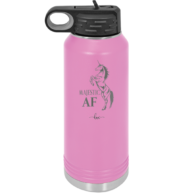 Majestic AF Unicorn - Laser Engraved Stainless Steel Drinkware - 1608 -