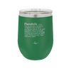 Plantaholic Definition - Laser Engraved Stainless Steel Drinkware - 1619 -