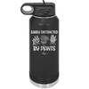 Easily Distracted by Plants - Laser Engraved Stainless Steel Drinkware - 1620 -