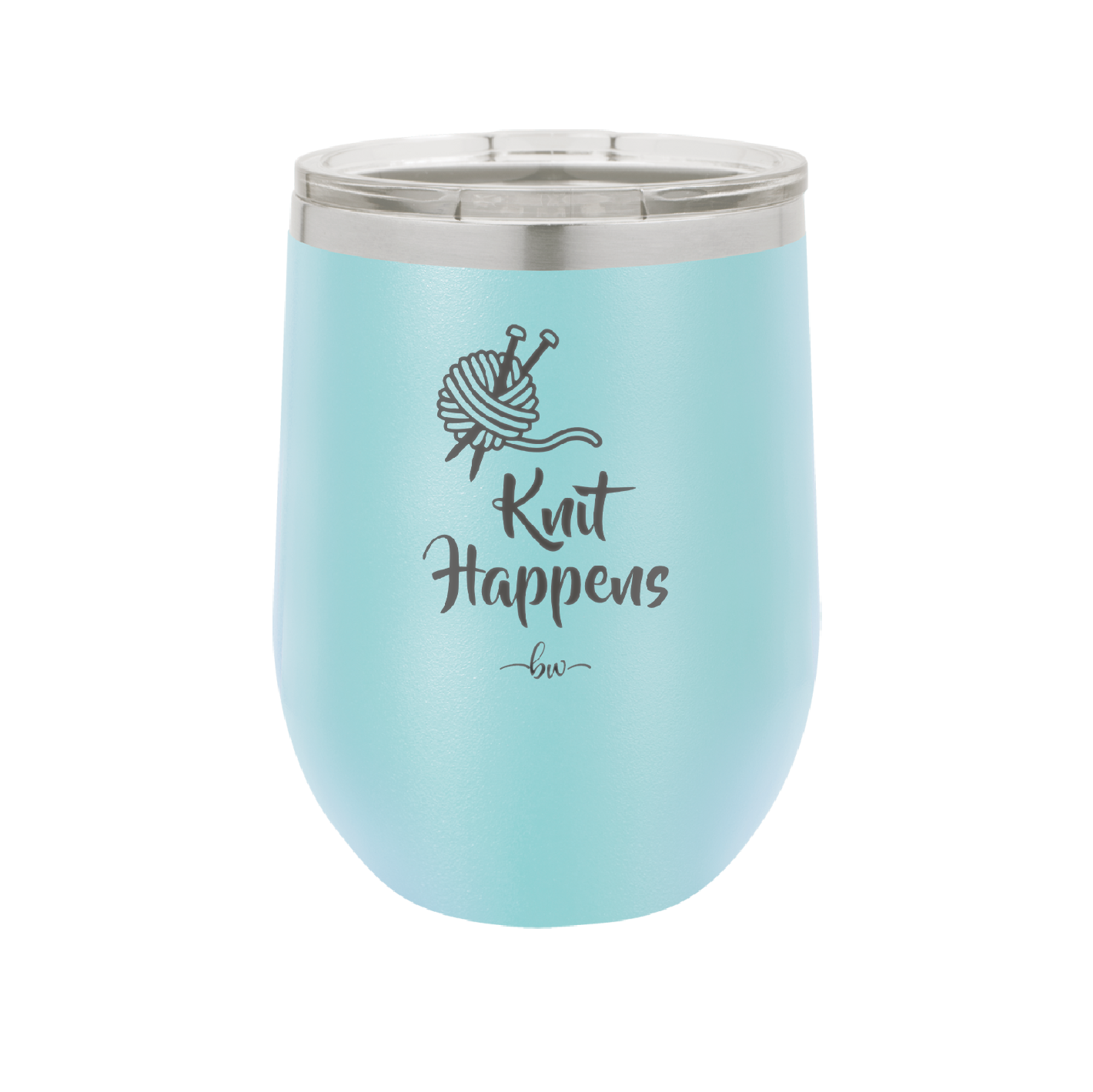 Knit Happens - Laser Engraved Stainless Steel Drinkware - 1622 -