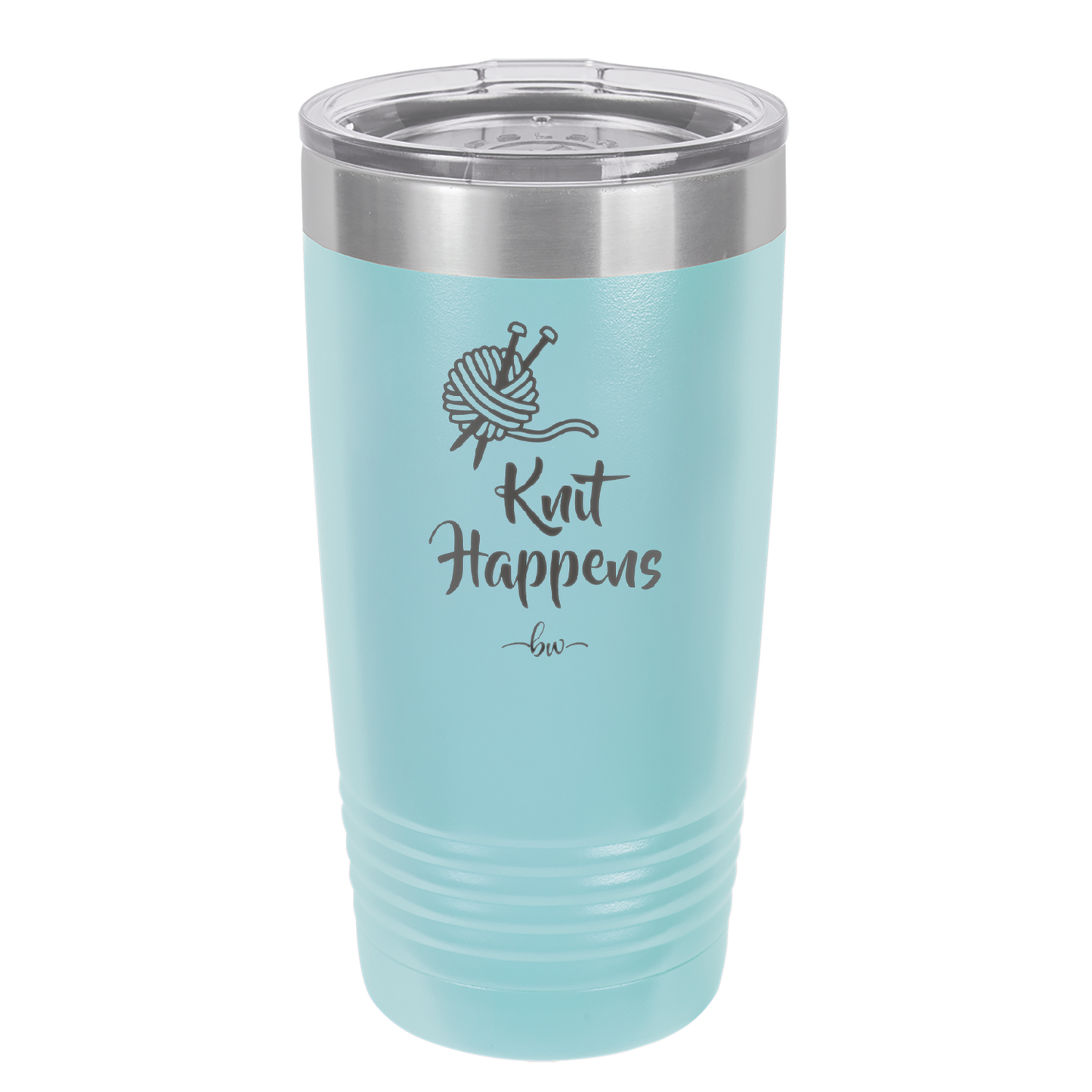 Knit Happens - Laser Engraved Stainless Steel Drinkware - 1622 -