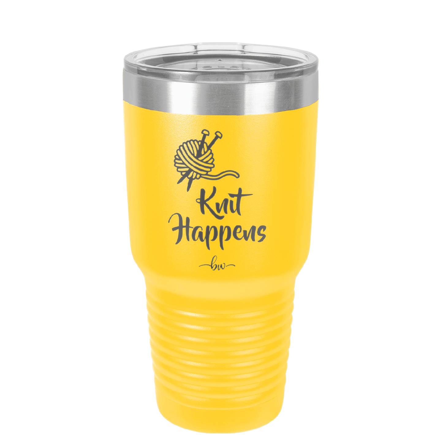 Knit Happens - Laser Engraved Stainless Steel Drinkware - 1622 -