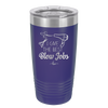 I Give the Best Blow Jobs Hair Stylist - Laser Engraved Stainless Steel Drinkware - 1625 -