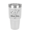I Give the Best Blow Jobs Hair Stylist - Laser Engraved Stainless Steel Drinkware - 1625 -