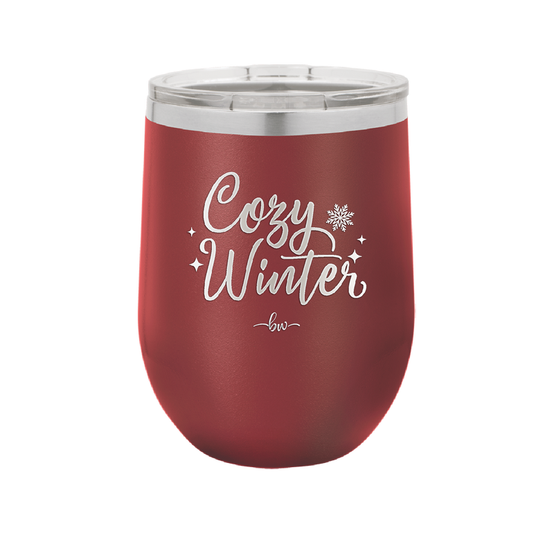 Cozy Winter - Laser Engraved Stainless Steel Drinkware - 1640 -
