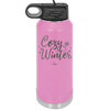 Cozy Winter - Laser Engraved Stainless Steel Drinkware - 1640 -