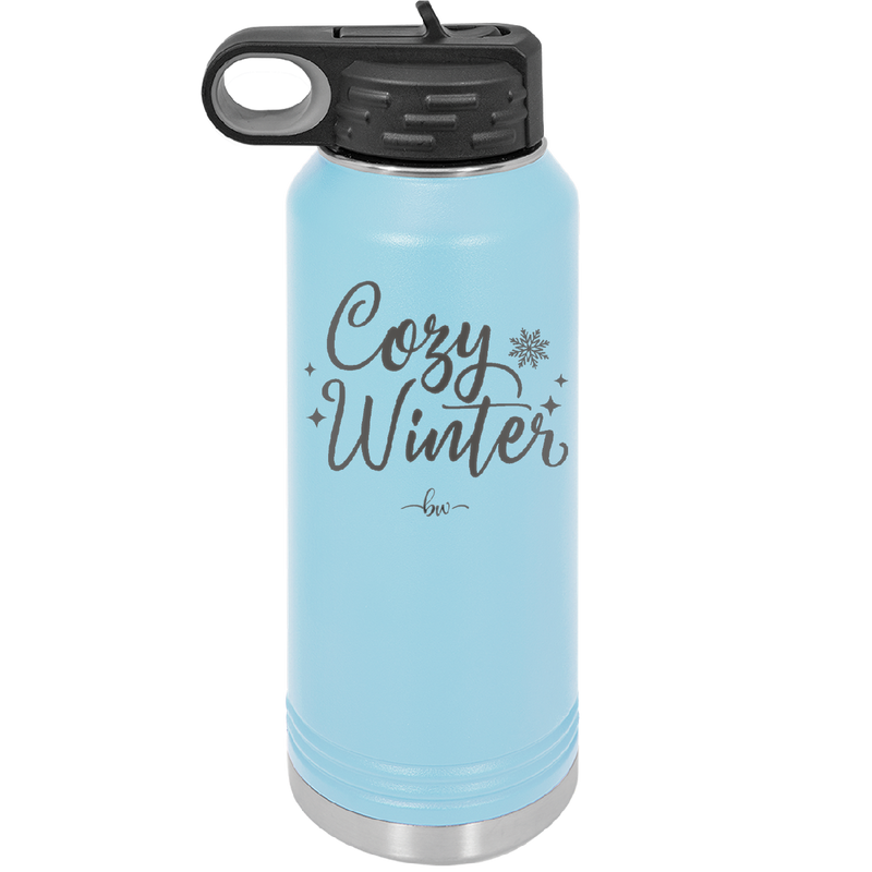 Cozy Winter - Laser Engraved Stainless Steel Drinkware - 1640 -