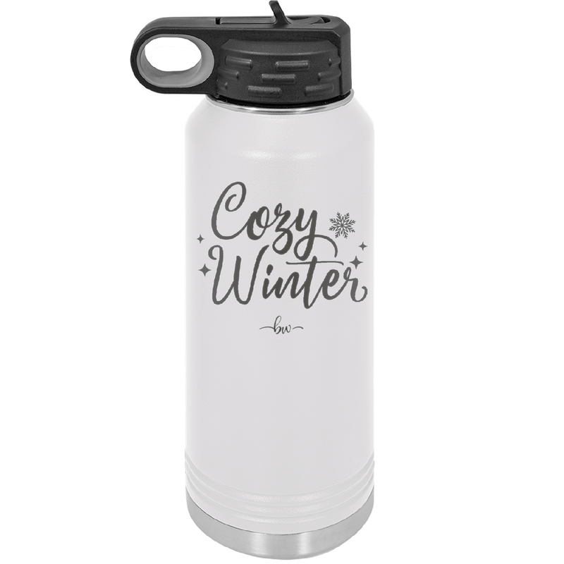 Cozy Winter - Laser Engraved Stainless Steel Drinkware - 1640 -
