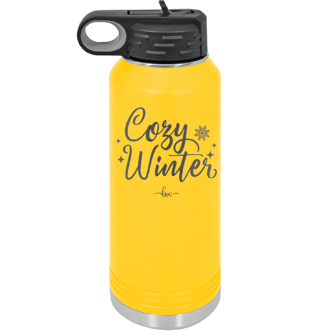 Cozy Winter - Laser Engraved Stainless Steel Drinkware - 1640 -