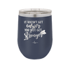 It Doesn't Get Easier You Just Get Stronger 1 - Laser Engraved Stainless Steel Drinkware - 1641 -