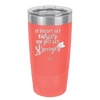 It Doesn't Get Easier You Just Get Stronger 1 - Laser Engraved Stainless Steel Drinkware - 1641 -