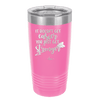 It Doesn't Get Easier You Just Get Stronger 1 - Laser Engraved Stainless Steel Drinkware - 1641 -