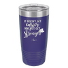 It Doesn't Get Easier You Just Get Stronger 1 - Laser Engraved Stainless Steel Drinkware - 1641 -
