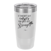 It Doesn't Get Easier You Just Get Stronger 1 - Laser Engraved Stainless Steel Drinkware - 1641 -