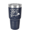 It Doesn't Get Easier You Just Get Stronger 1 - Laser Engraved Stainless Steel Drinkware - 1641 -