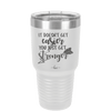 It Doesn't Get Easier You Just Get Stronger 1 - Laser Engraved Stainless Steel Drinkware - 1641 -