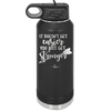 It Doesn't Get Easier You Just Get Stronger 1 - Laser Engraved Stainless Steel Drinkware - 1641 -