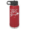 It Doesn't Get Easier You Just Get Stronger 1 - Laser Engraved Stainless Steel Drinkware - 1641 -
