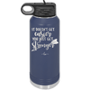 It Doesn't Get Easier You Just Get Stronger 1 - Laser Engraved Stainless Steel Drinkware - 1641 -