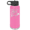 It Doesn't Get Easier You Just Get Stronger 1 - Laser Engraved Stainless Steel Drinkware - 1641 -