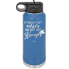 It Doesn't Get Easier You Just Get Stronger 1 - Laser Engraved Stainless Steel Drinkware - 1641 -