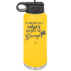 It Doesn't Get Easier You Just Get Stronger 1 - Laser Engraved Stainless Steel Drinkware - 1641 -