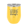 It Doesn't Get Easier You Just Get Stronger 2 - Laser Engraved Stainless Steel Drinkware - 1642 -