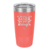 It Doesn't Get Easier You Just Get Stronger 2 - Laser Engraved Stainless Steel Drinkware - 1642 -