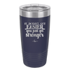 It Doesn't Get Easier You Just Get Stronger 2 - Laser Engraved Stainless Steel Drinkware - 1642 -