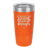 It Doesn't Get Easier You Just Get Stronger 2 - Laser Engraved Stainless Steel Drinkware - 1642 -